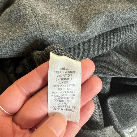 London Times Gray Dress - size 6 - Picture 5 of 5